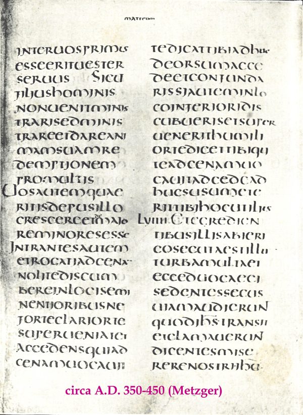 Folio 38r of Codex Claromontanus showing parallel Greek and Latin text of a Pauline epistle.