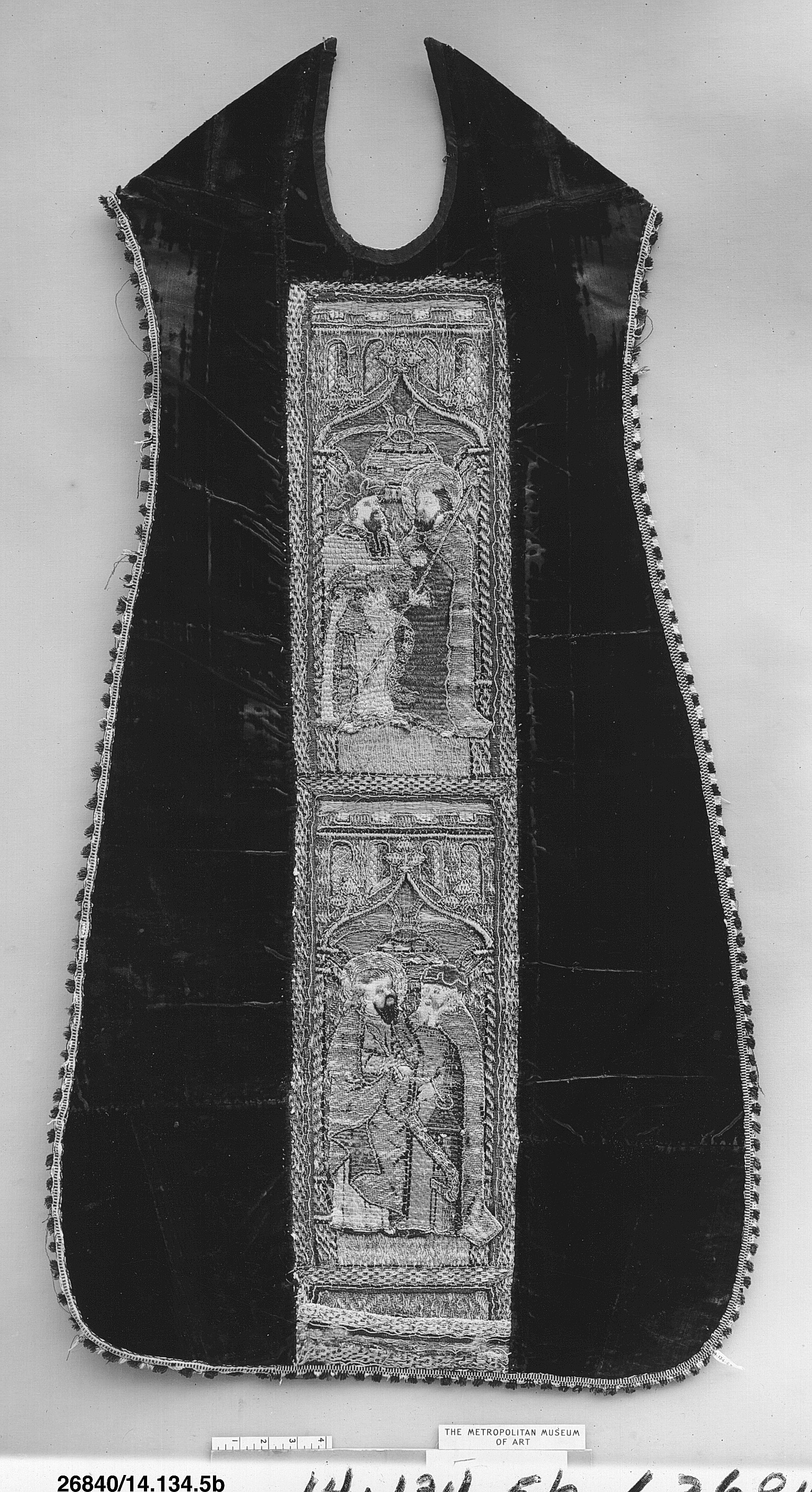 Chasuble with Virgin and Child, Apostles and Prophets