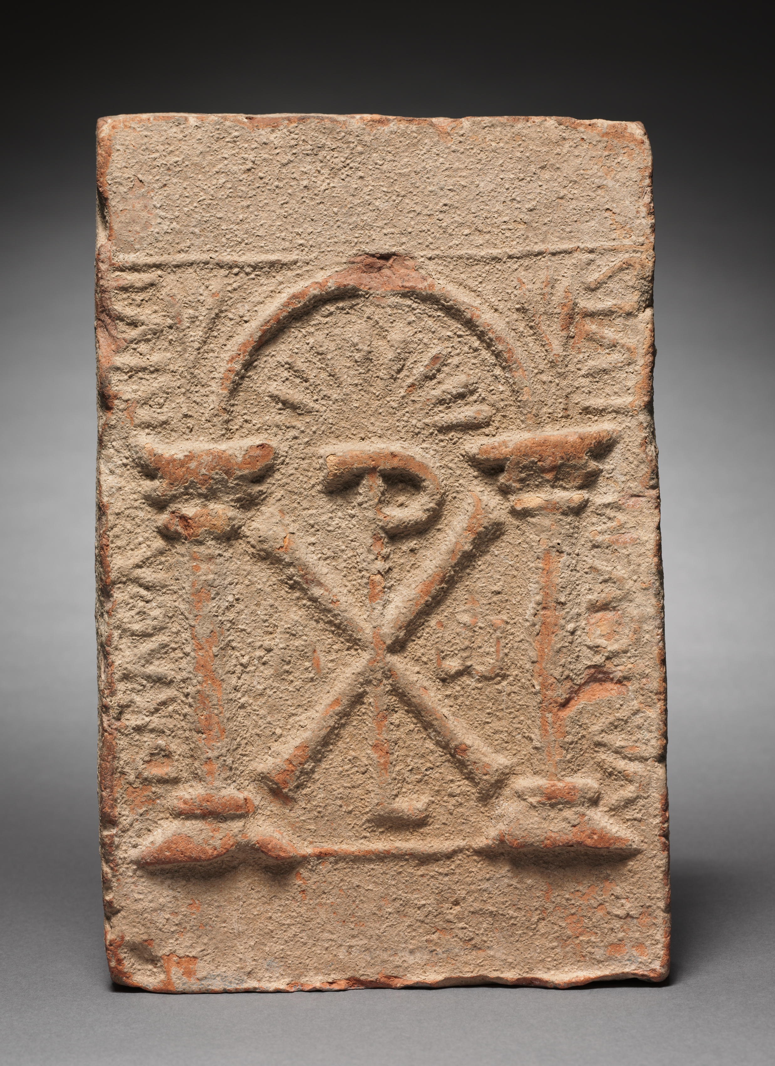 Columbarium Tomb Plaque with the Monogram of Christ