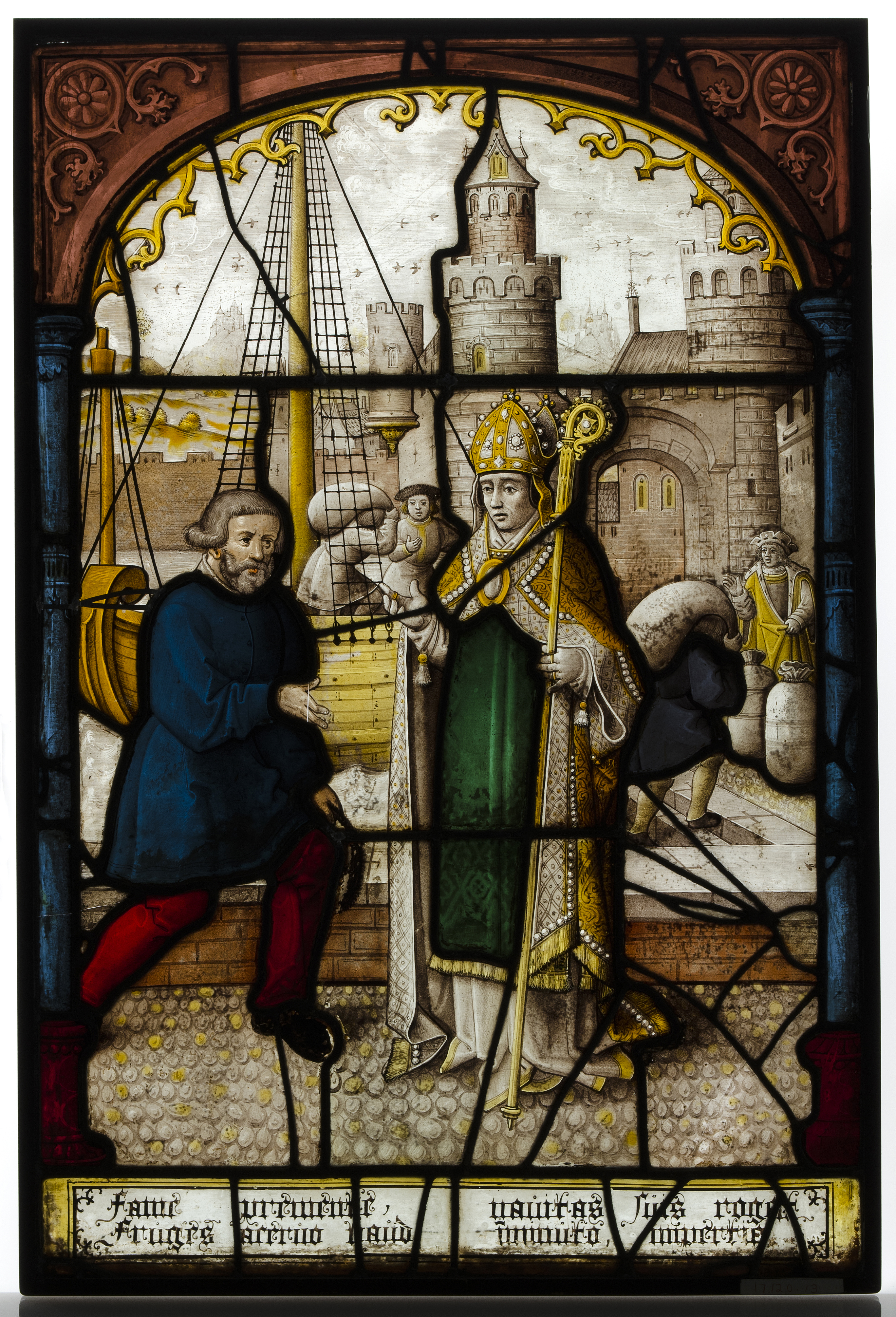 Glass Panel of Saint Nicholas