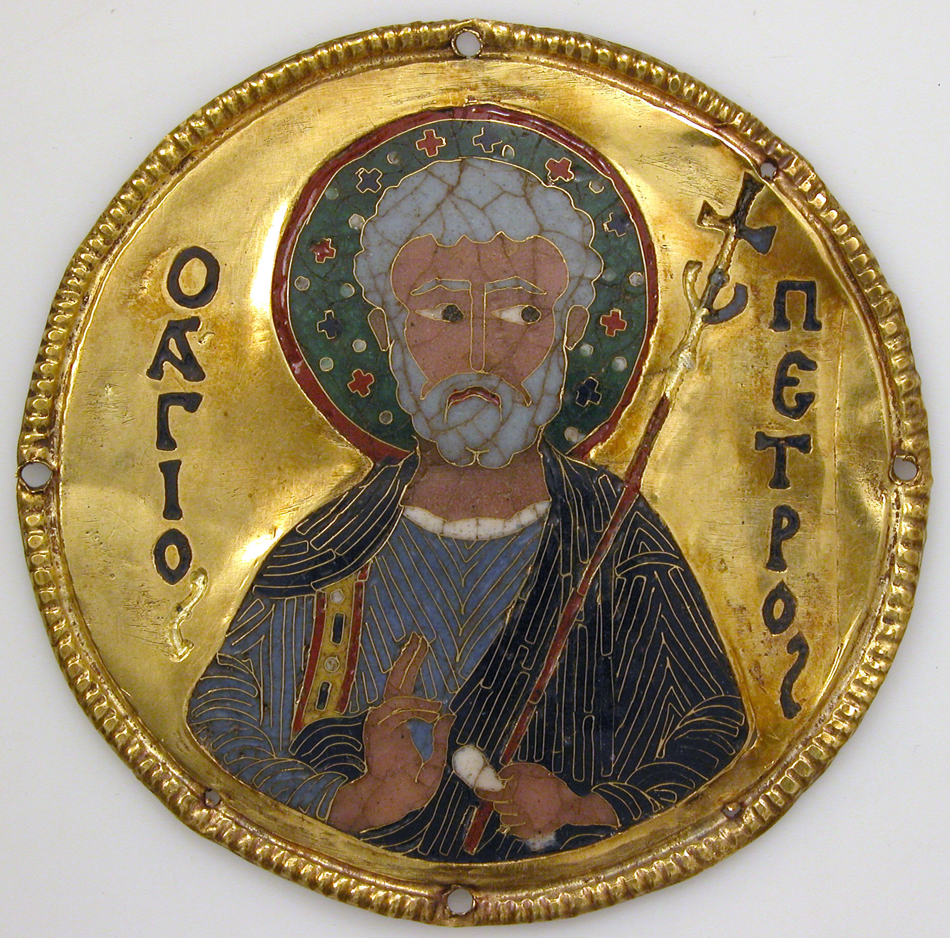 Medallion with Saint Peter from an Icon Frame