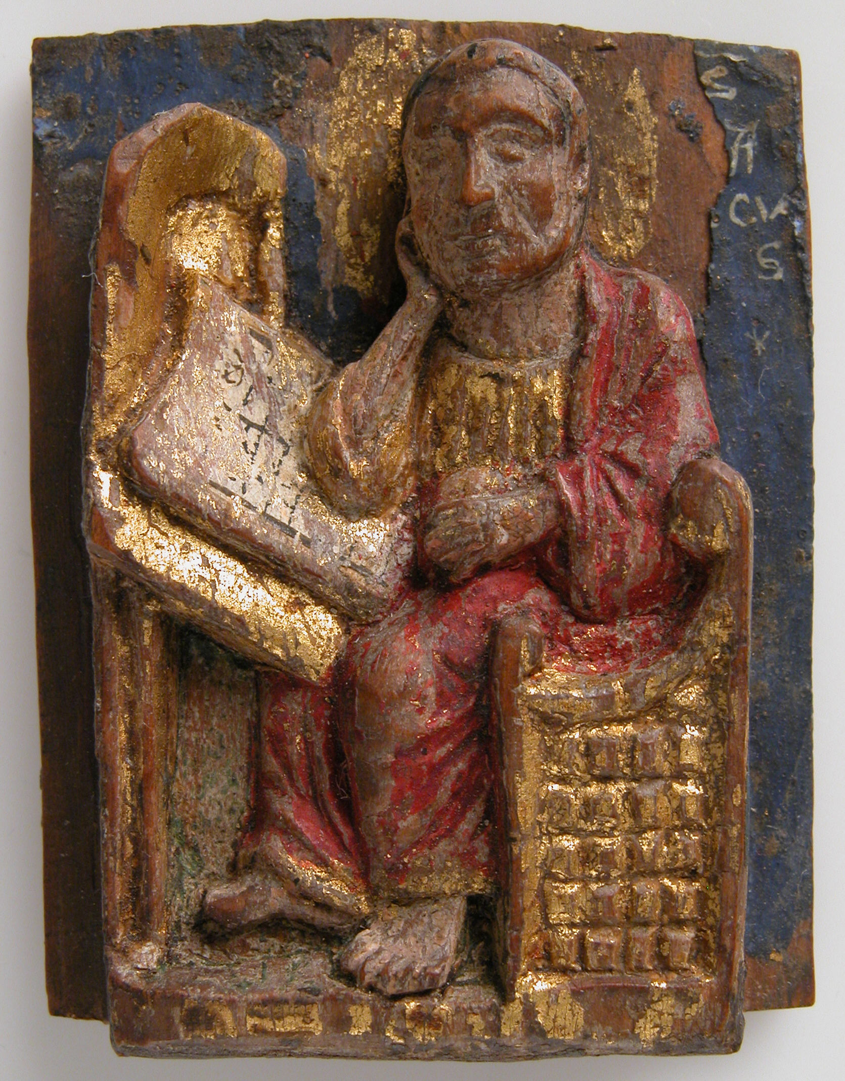 Miniature Relief of Saint Mark at His Writing Table