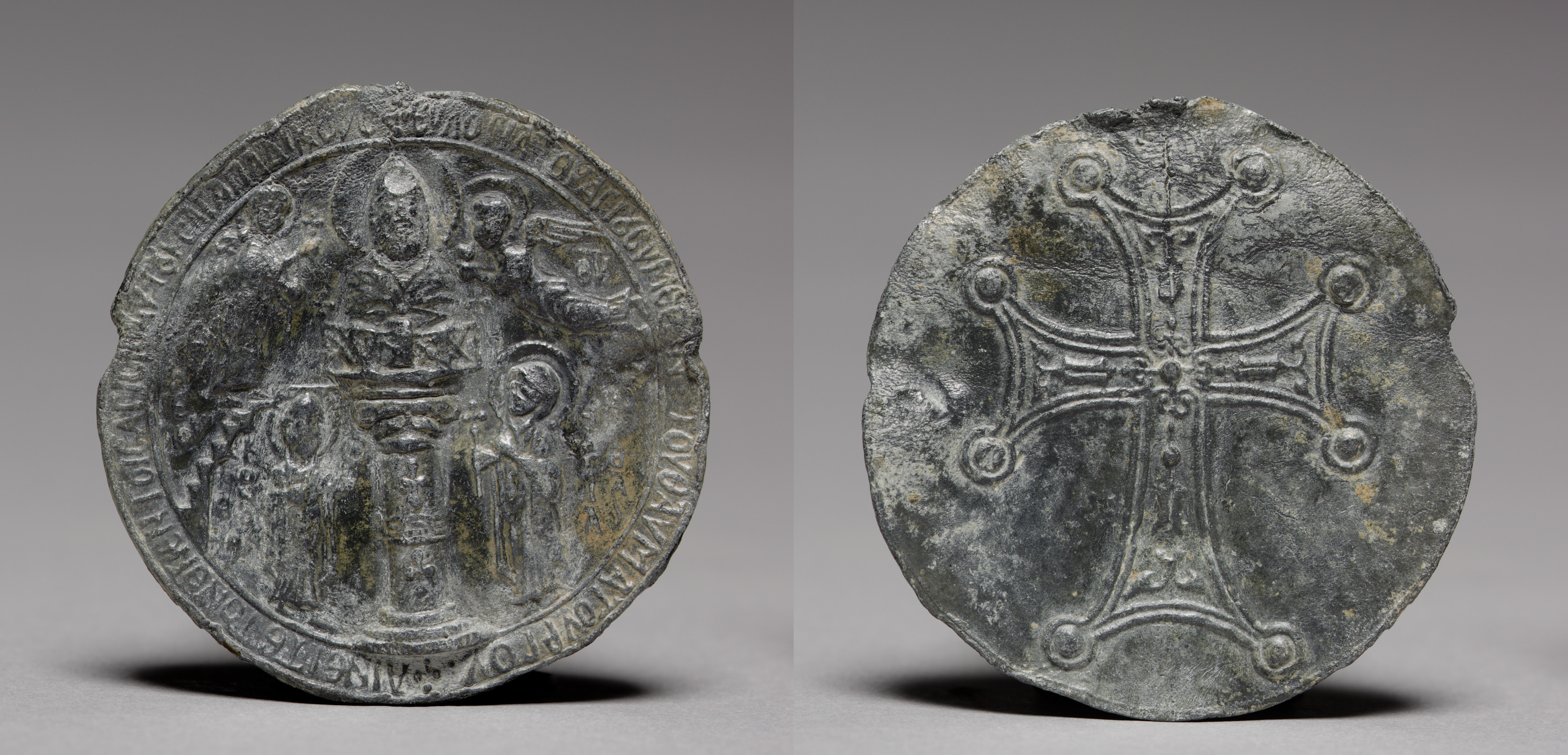 Pilgrim's Medallion with Saint Symeon the Younger
