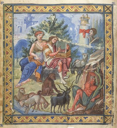 David Composing the Psalms
