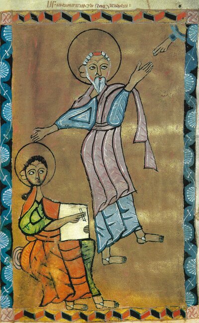 John the Theologian Dictating to Prochorus