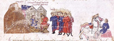 Emperor Leo V and the Monk of Dagisteas