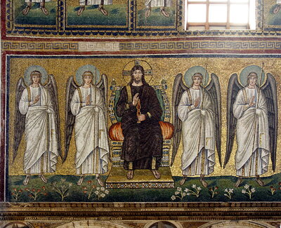 Christ Enthroned with Angels