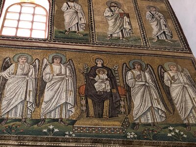 Theotokos Enthroned with the Magi